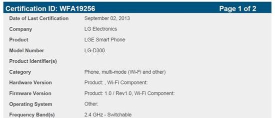 LG或?qū)⑼瞥鯢irefox系統(tǒng)廉價新機 型號D300