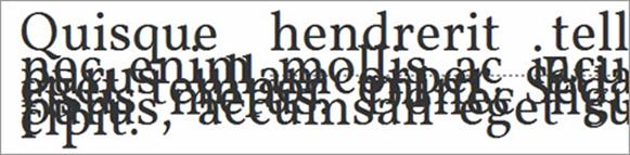 圖 14.line-height 設(shè)置成絕對(duì)值(px)時(shí)，當(dāng)字體增大時(shí)有可能出現(xiàn)重疊的問題